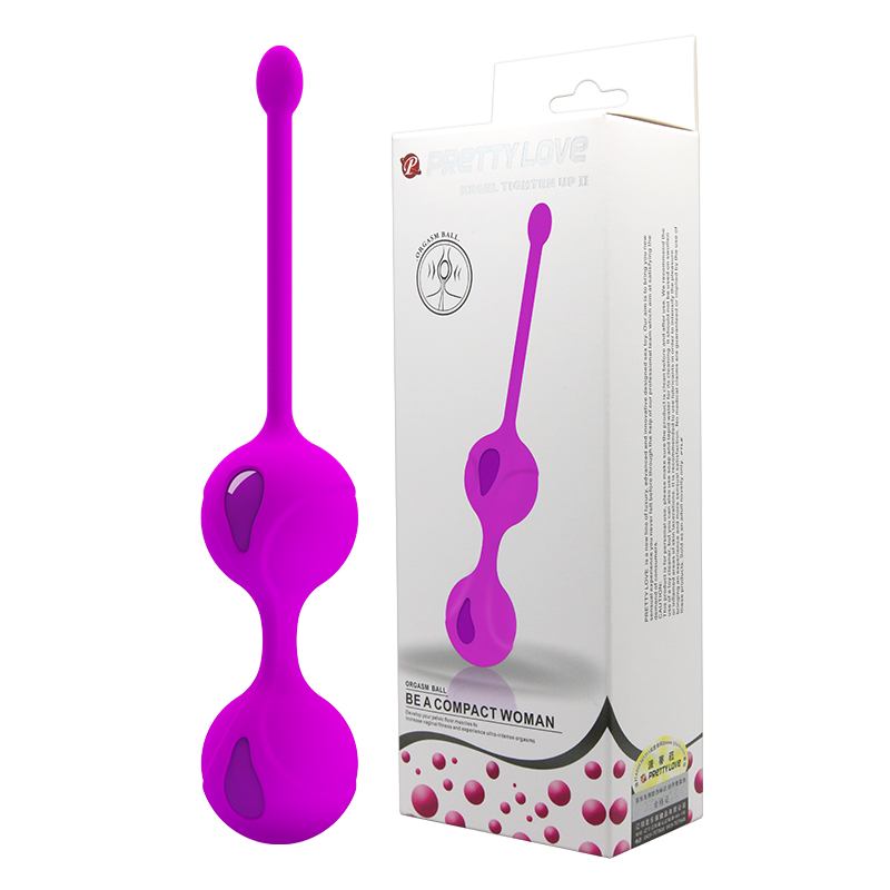 PrettyLove Kegel Tighten Up II, вагинальные шарики на сцепке