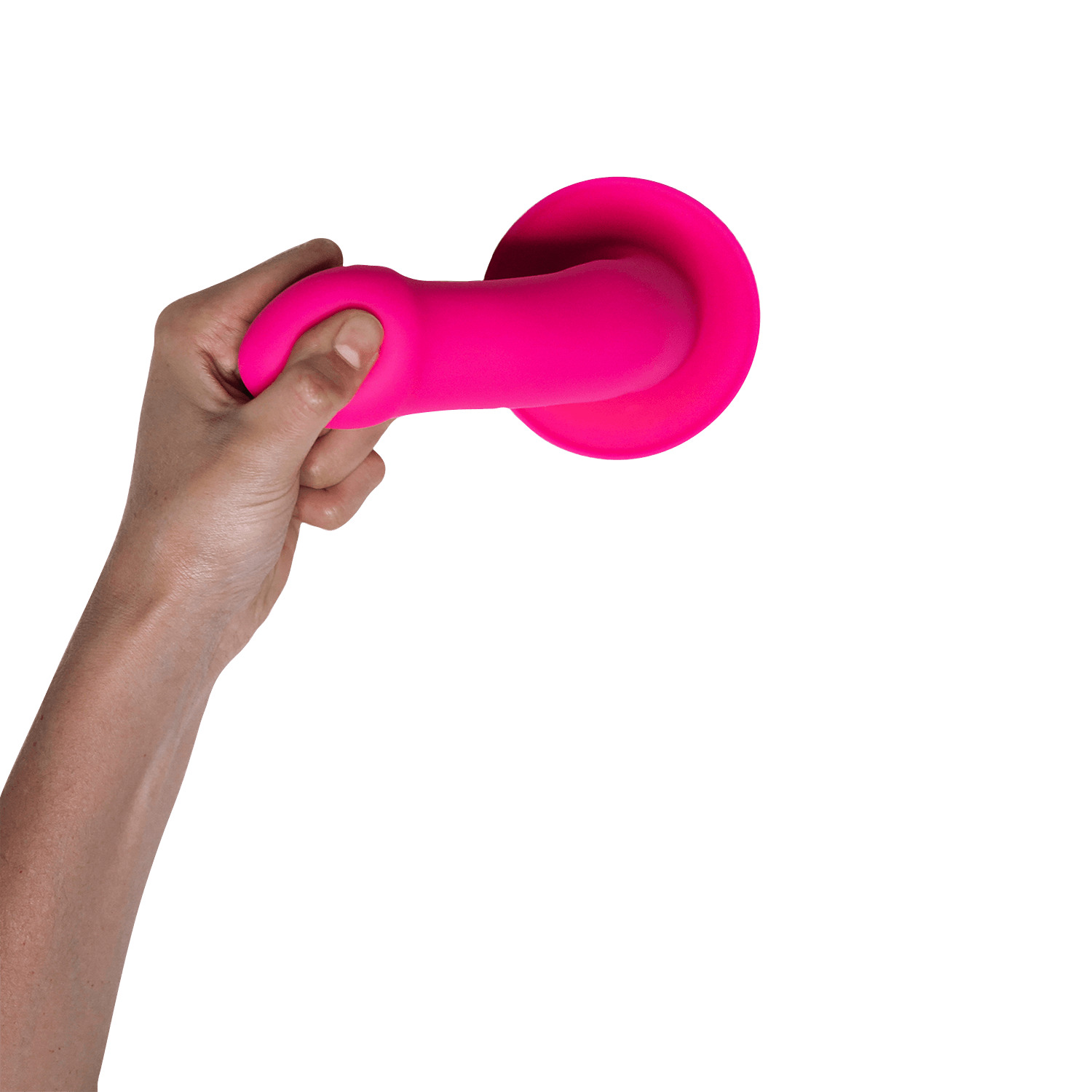 Дилдо на присоске с двойной плотностью ADRIEN LASTIC DILDO HITSENS DUAL DENSITY S02 PINK