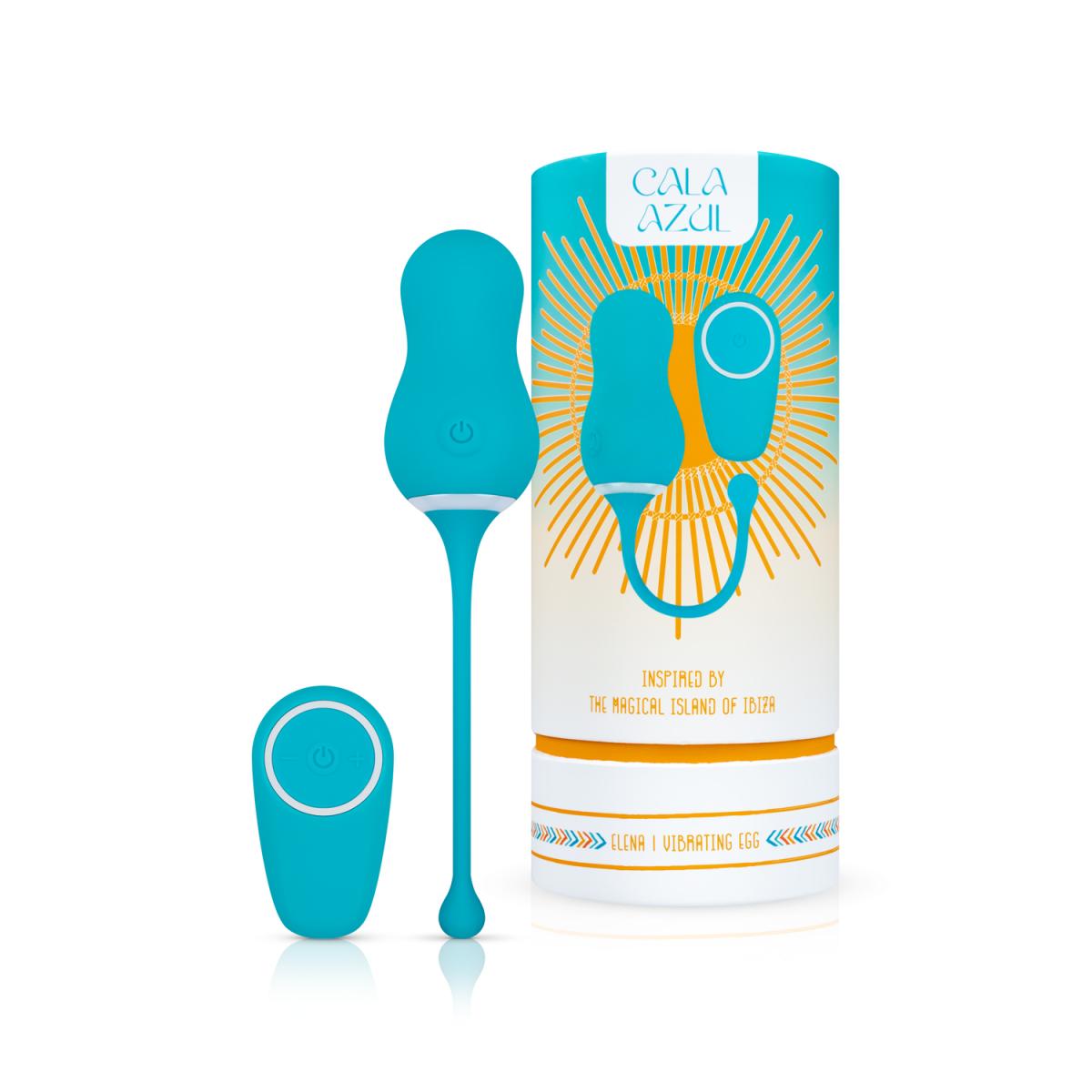 Cala Azul Вагинальный тренажер с дистанционным управлением Cala Azul Elena Vibrating Egg