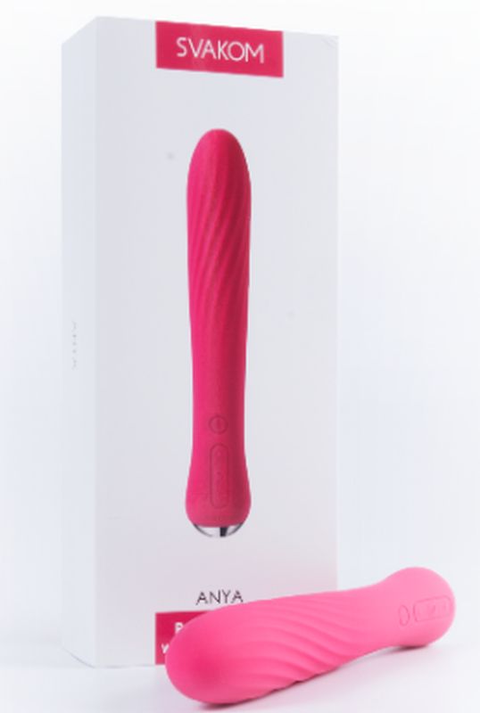 Anya plum red Красная слива Вибростимулятор со встроенным аккумулятором