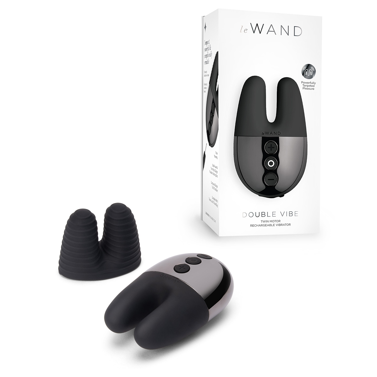 le WAND Массажер с двойной вибрацией le WAND Double Vibe темный графит