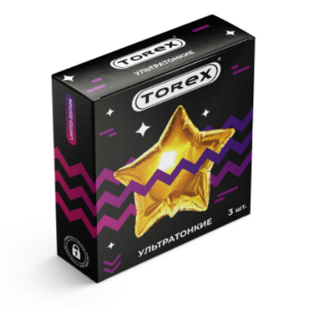 Torex Презервативы TOREX PARTY ультратонкие - 1 уп (3 шт)