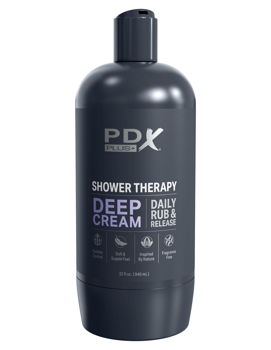 Мастурбатор Shower Therapy, Deep Cream - Frosted