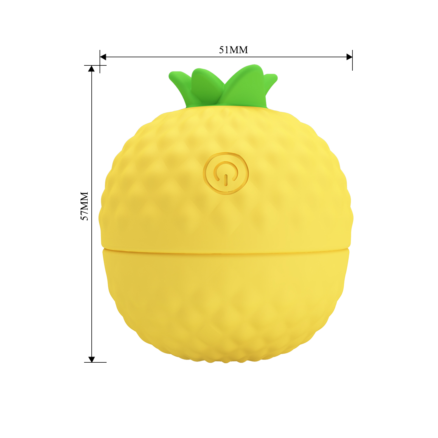 Мини-стимулятор Pineapple Secret, жёлтый