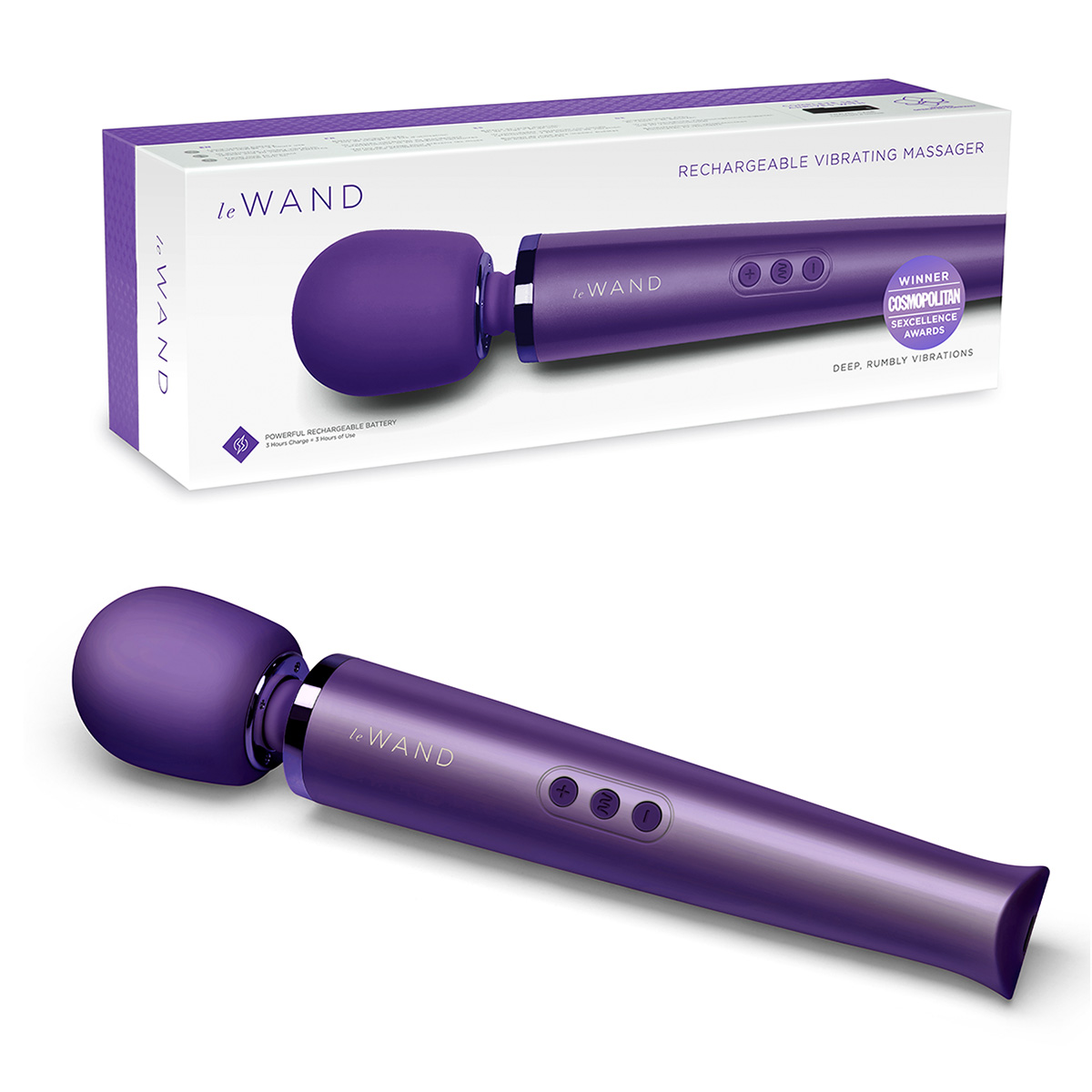 le WAND Роскошный фиолетовый вибромассажер le WAND Original Massager