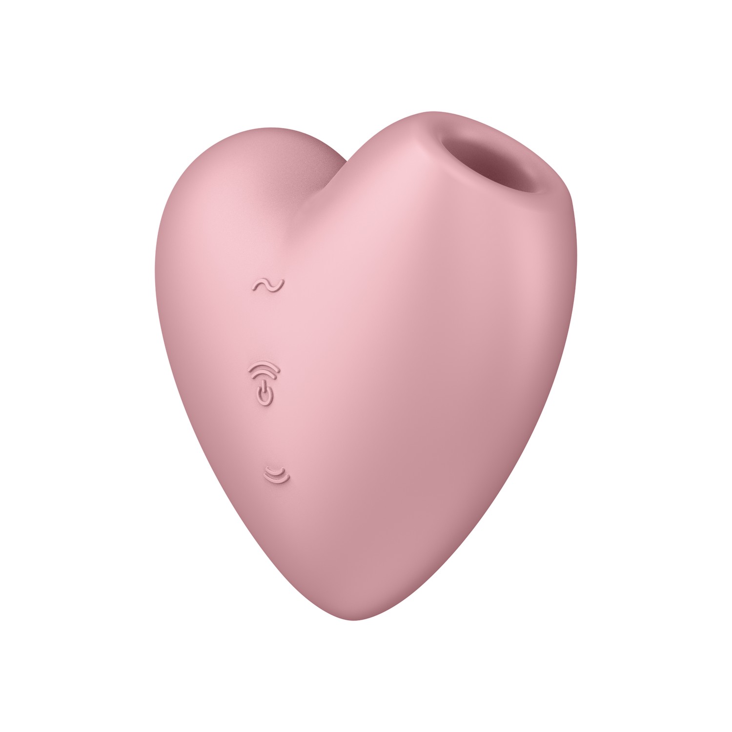 Cutie Heart pink двухсторонний вакуум-волновой вибростимулятор, розовый