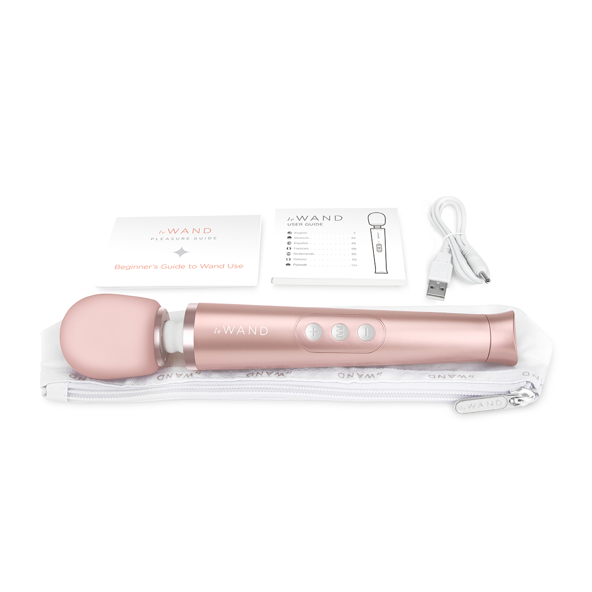 le WAND Роскошный мини-ванд розовое золото Le Wand Petite Massager