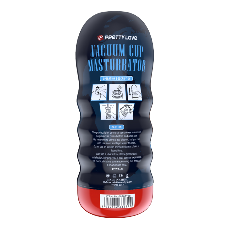 Мастурбатор-вагина в тубе Pretty Love Vacuum Cup Masturbator 55