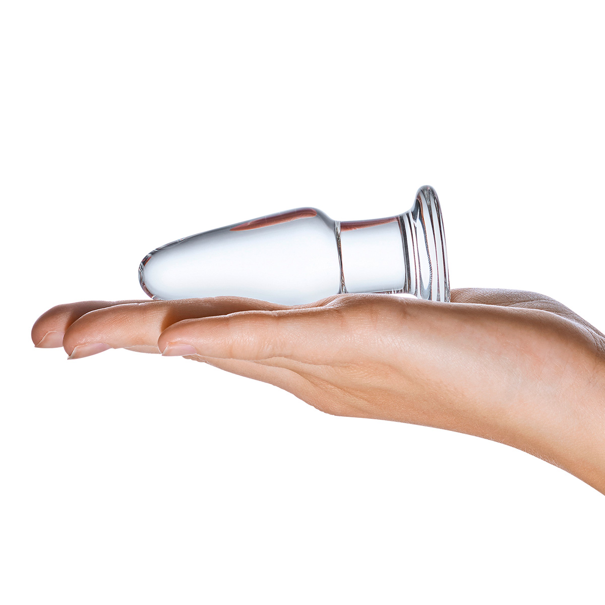 Glas Прозрачный анальный плаг Glass Butt Plug 3,5 in