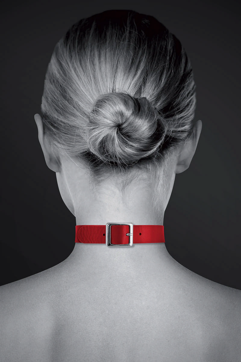 Чокер с кольцом COLLIER FETISH ROUGE