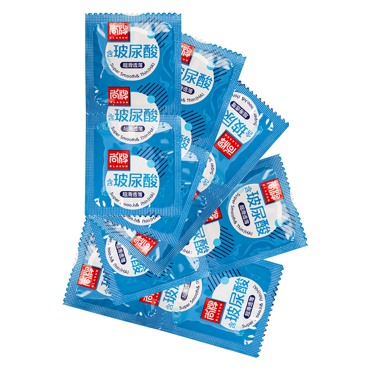 Elasun Ультрагладкие с гиалуроновой кислотой презервативы Elasun Ultra-thin and Smooth 1 уп (10 шт)