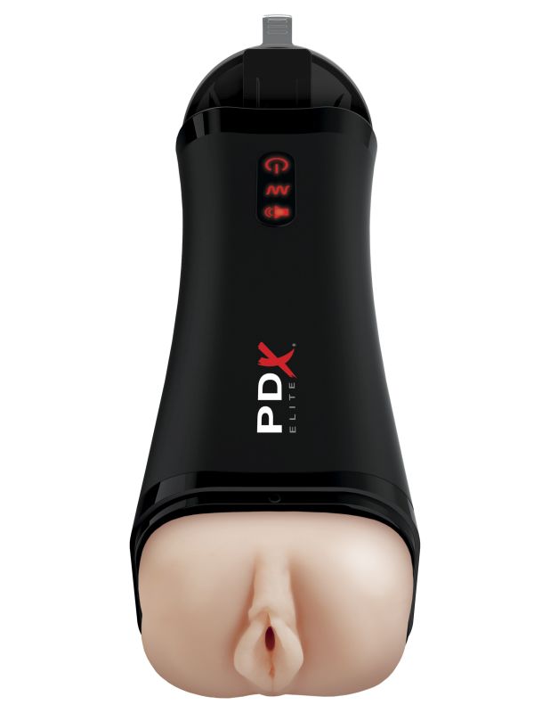 Вибромастурбатор вагина с голосовым откликом PDX Elite Talk Back Super Stroker