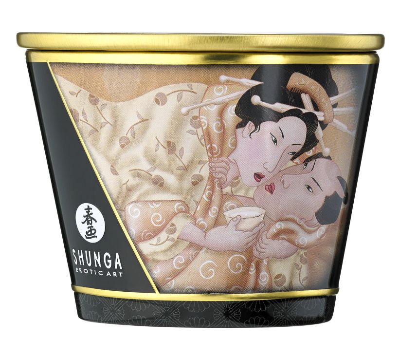 Массажное аромамасло в виде свечи, Vanilla Fetish, Ванильный фетиш, 170 мл