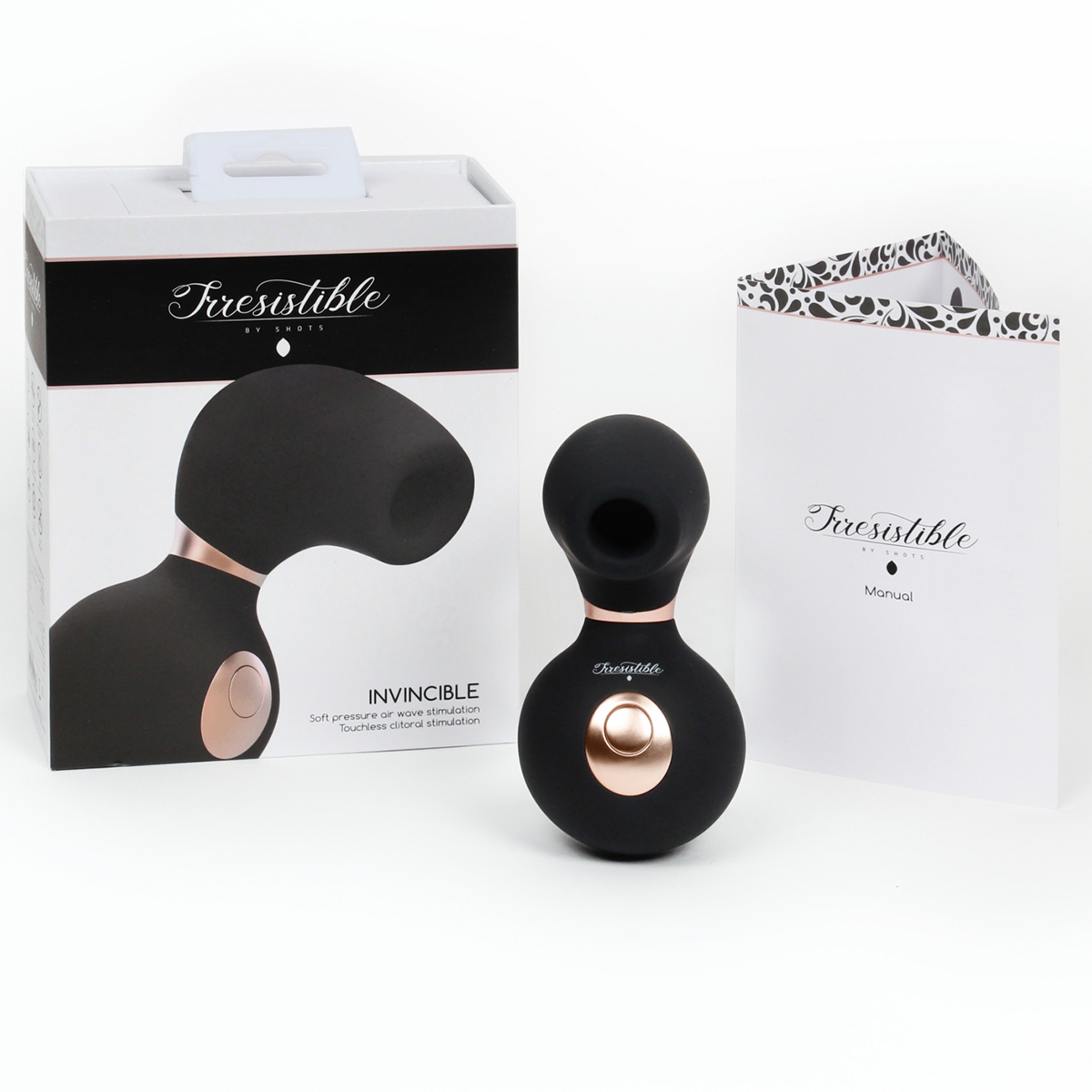 Irresistible Интенсивный вибромассажер Irresistible Invincible Black