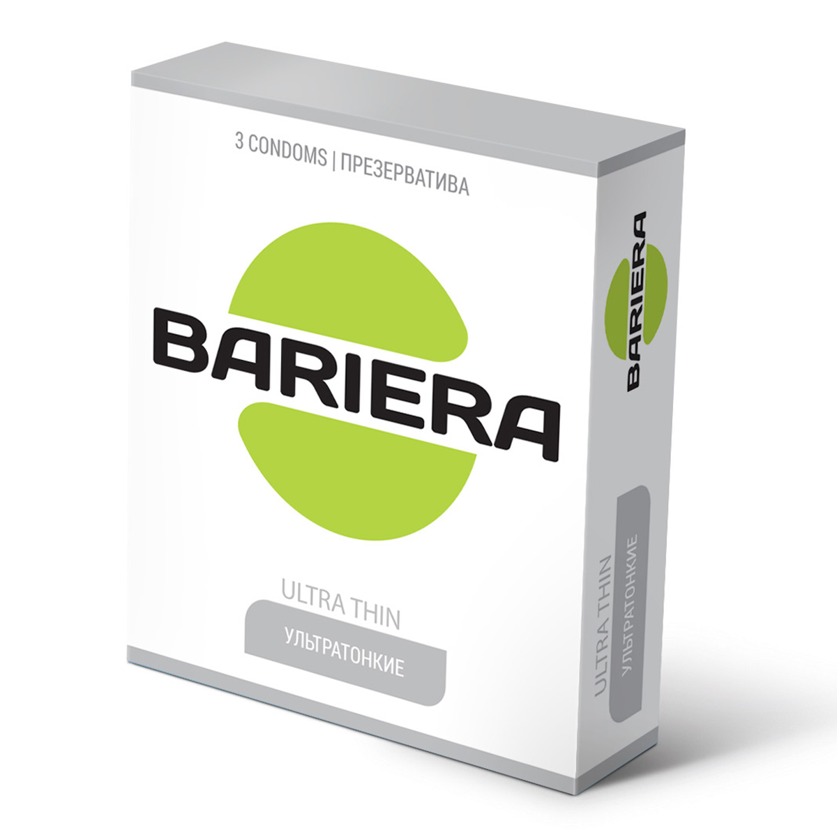 Bariera Срок до 11.2026 Презервативы ультратонкие «Bariera» Ultra Thin 1 уп (3 шт)