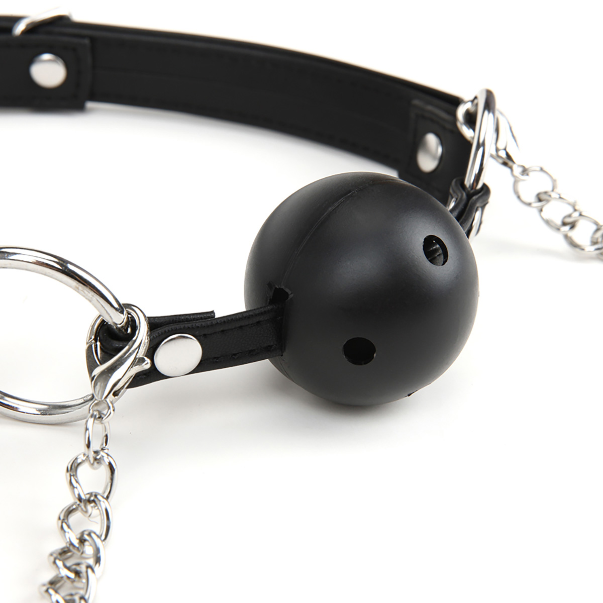 Lux Fetish Кляп и зажимы для сосков Breathable Ball Gag