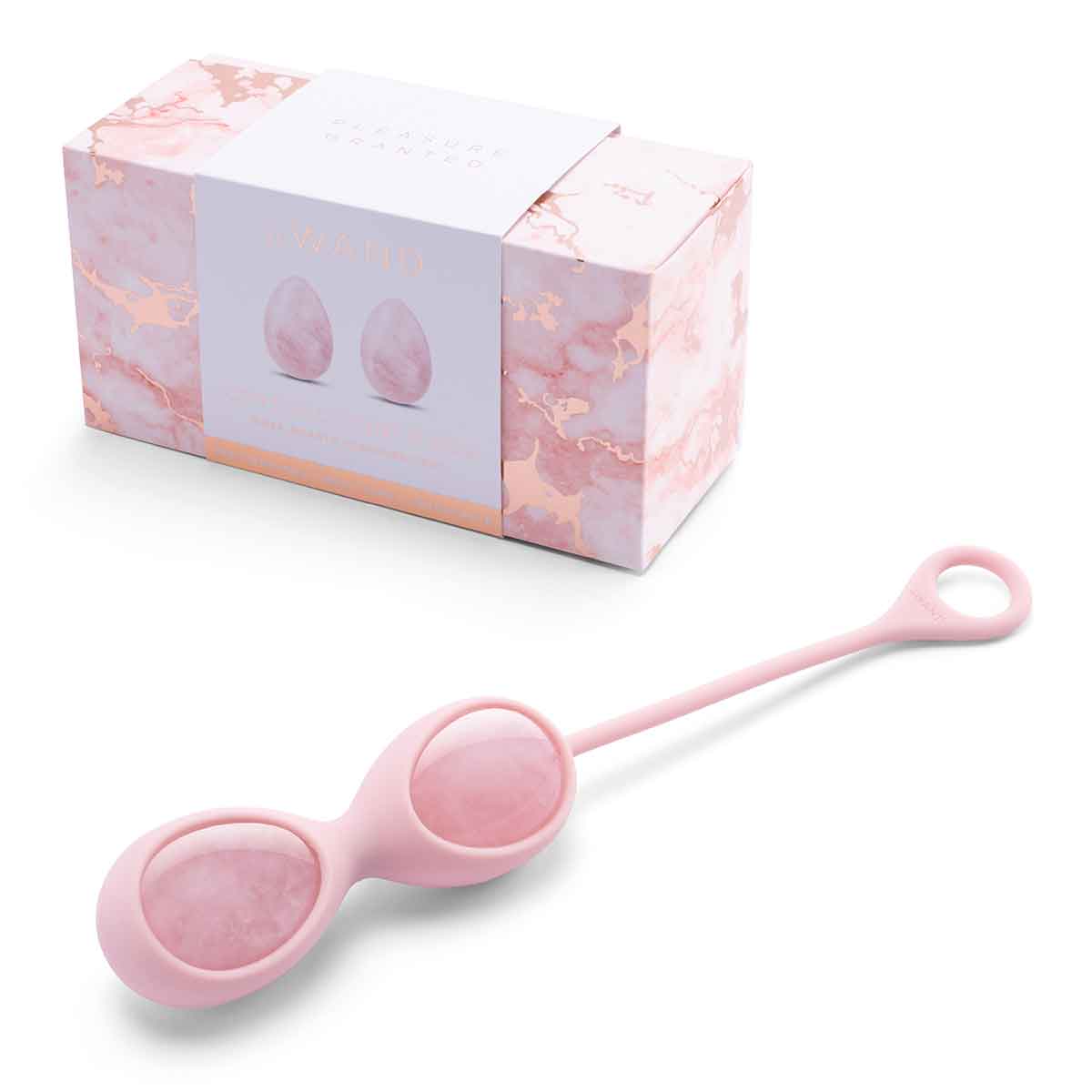le WAND Массажеры для техники йони le WAND Crystal Yoni eggs розовый кварц