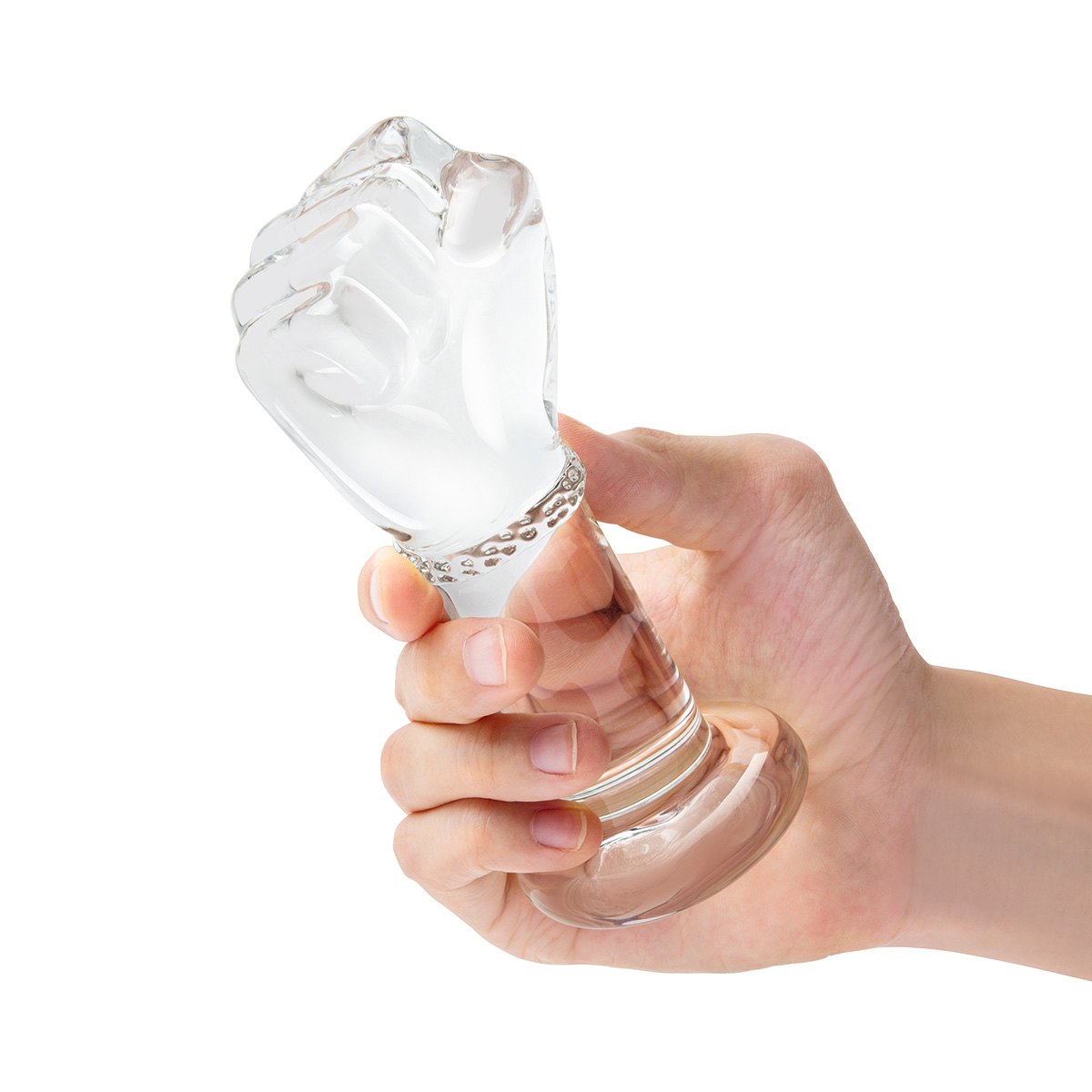 Glas Анальный фистинг-плаг из стекла 5 in Glass Fist Butt Plug