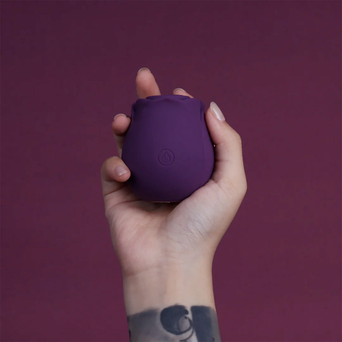 Tracy's Dog Вибрирующий фиолетовый бутон розы Rose Vibrator
