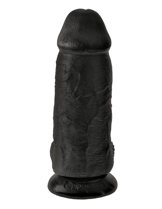 Фаллоимитатор реалистик утолщенный King Cock Chubby - Black