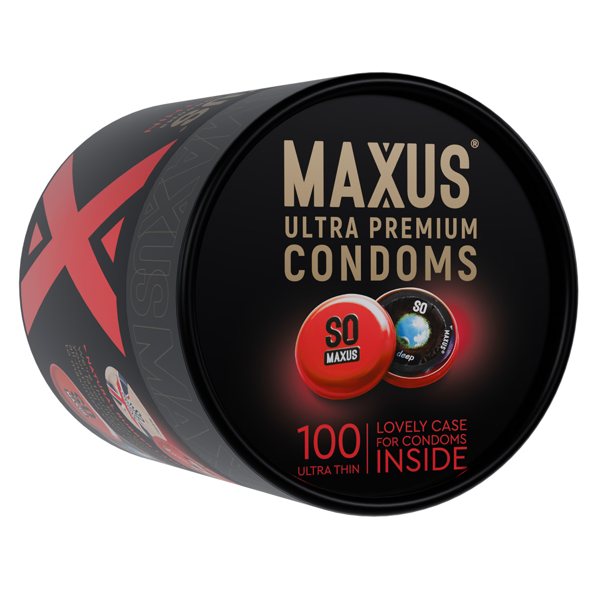 Maxus Презервативы в тубусе ультратонкие MAXUS Ultra Thin - 1 уп (100 шт)