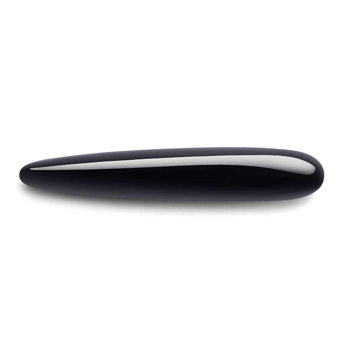 le WAND Массажер тонкий le WAND Crystal Slim Wand черный обсидиан