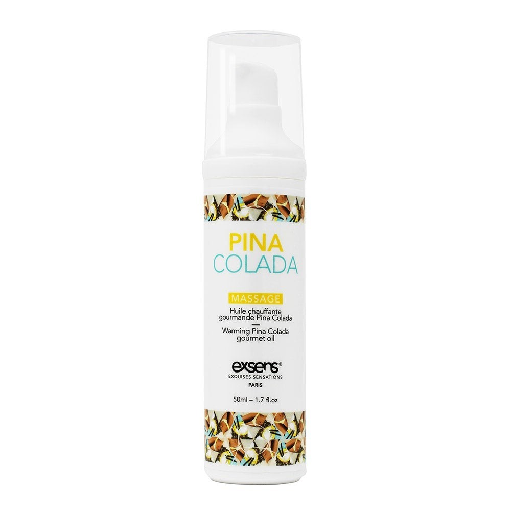 Разогревающее массажное масло Gourmet PINA COLADA