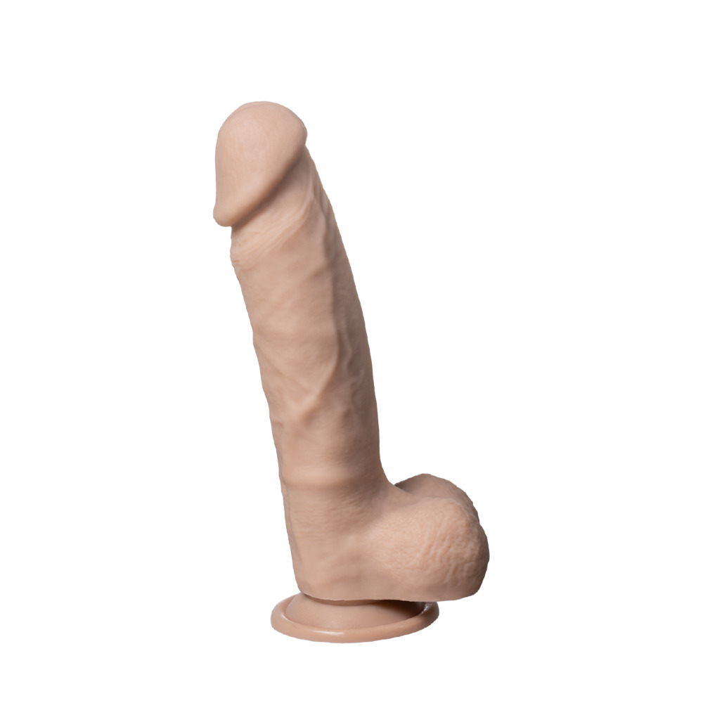 SileXD Фаллоимитатор-реалистик на присоске Real Skin Model 1 (9)