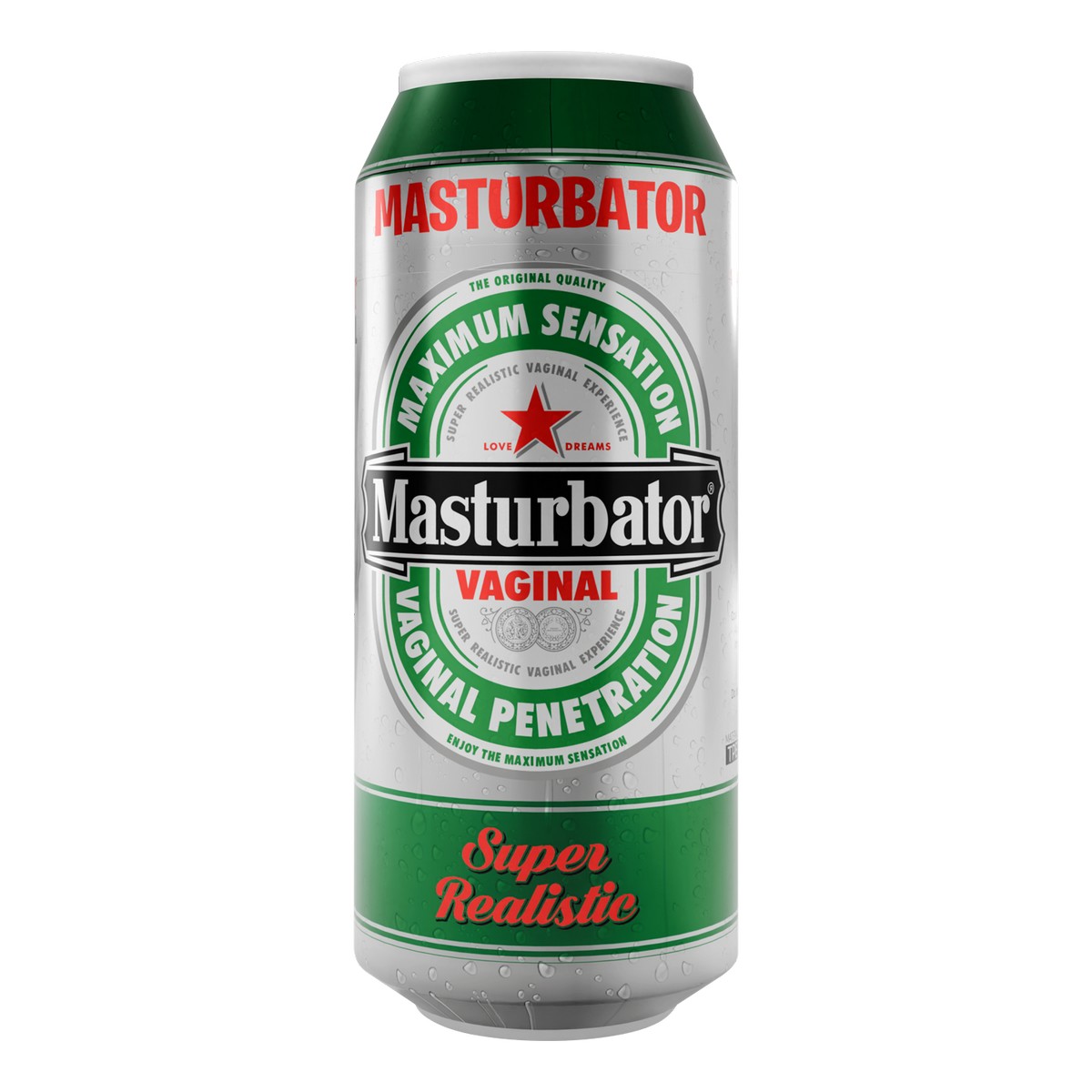 Мастурбатор в тубе Beer, вагина