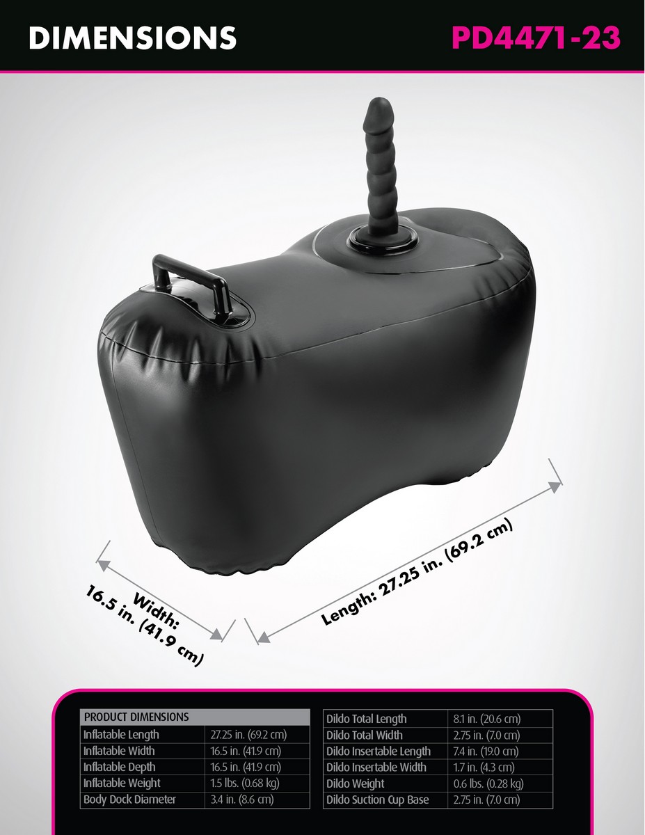 Фаллоимитатор на надувной подушке Body Dock Inflatable Love Seat