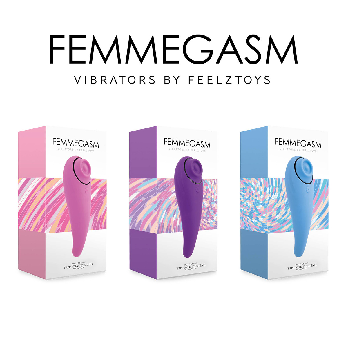 FeelzToys Волновой женский вибромассажер FemmeGasm розовый