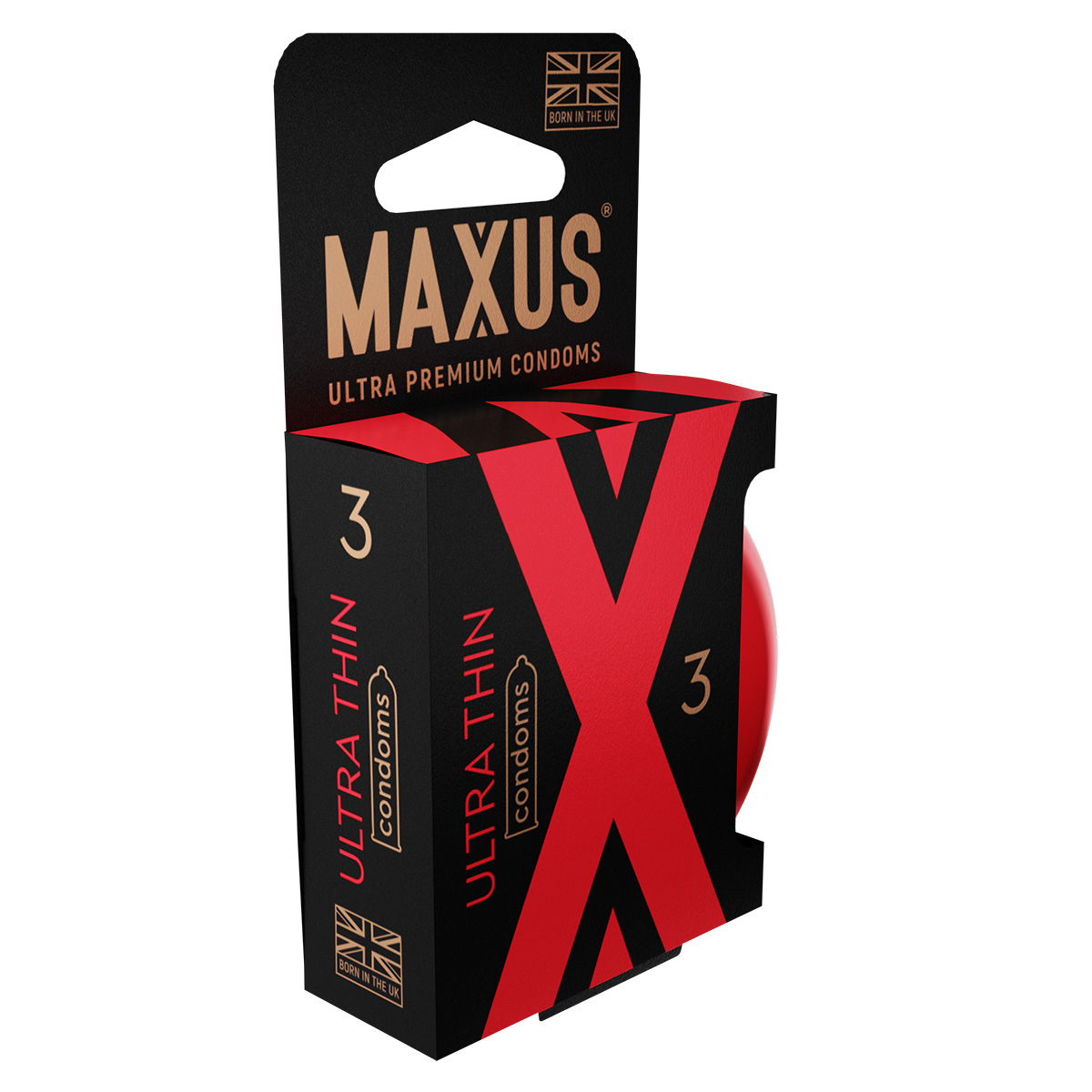 Maxus Презервативы в железном кейсе ультратонкие MAXUS Ultra thin №3 - 1 уп (3 шт)
