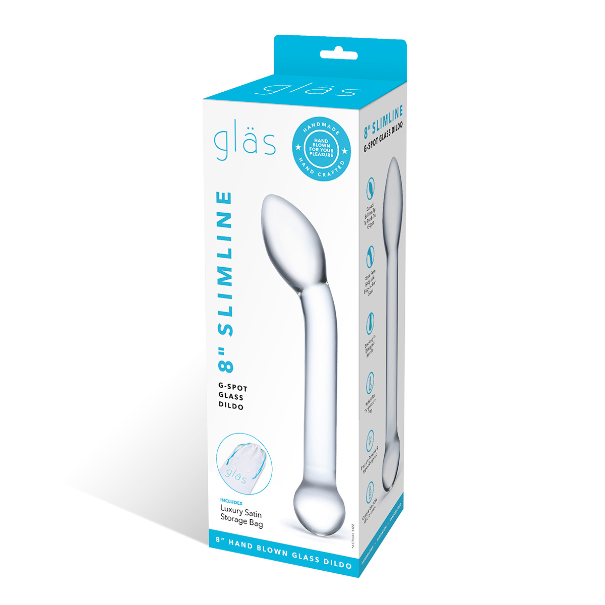 Glas Стеклянный фаллос для точки G SLIMLINE G-SPOT