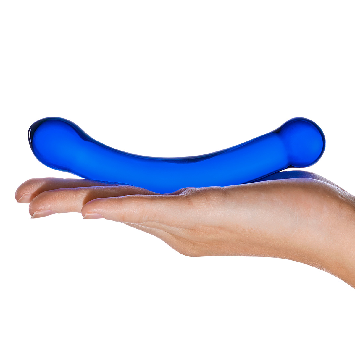 Glas Стеклянный фаллос для точки G CURVED G-SPOT