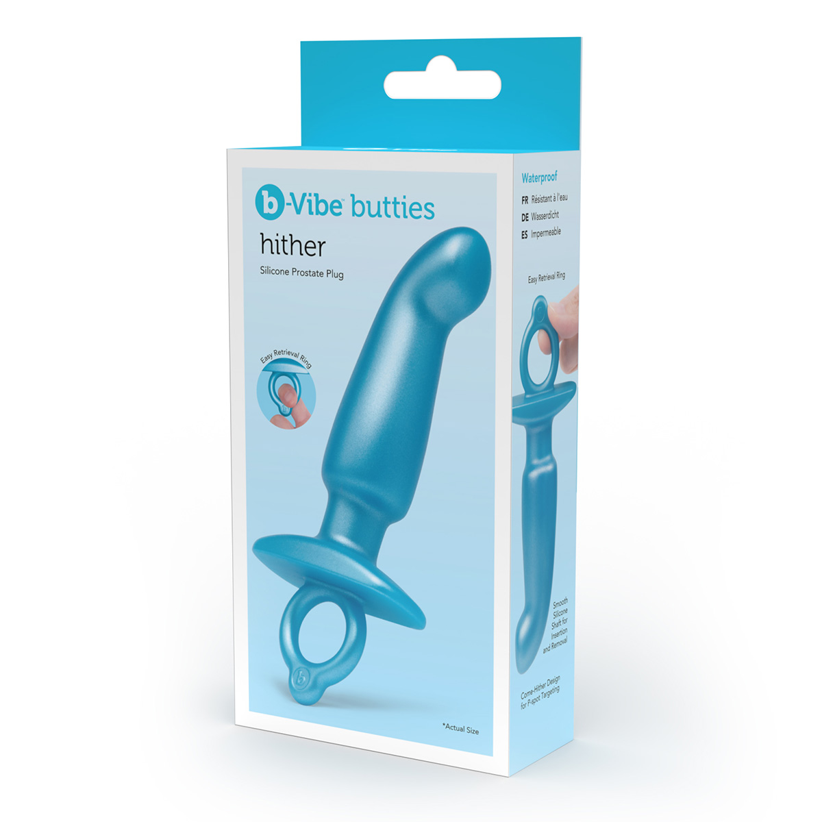 b-Vibe Анальный плаг для простаты из силикона HITHER PLUG