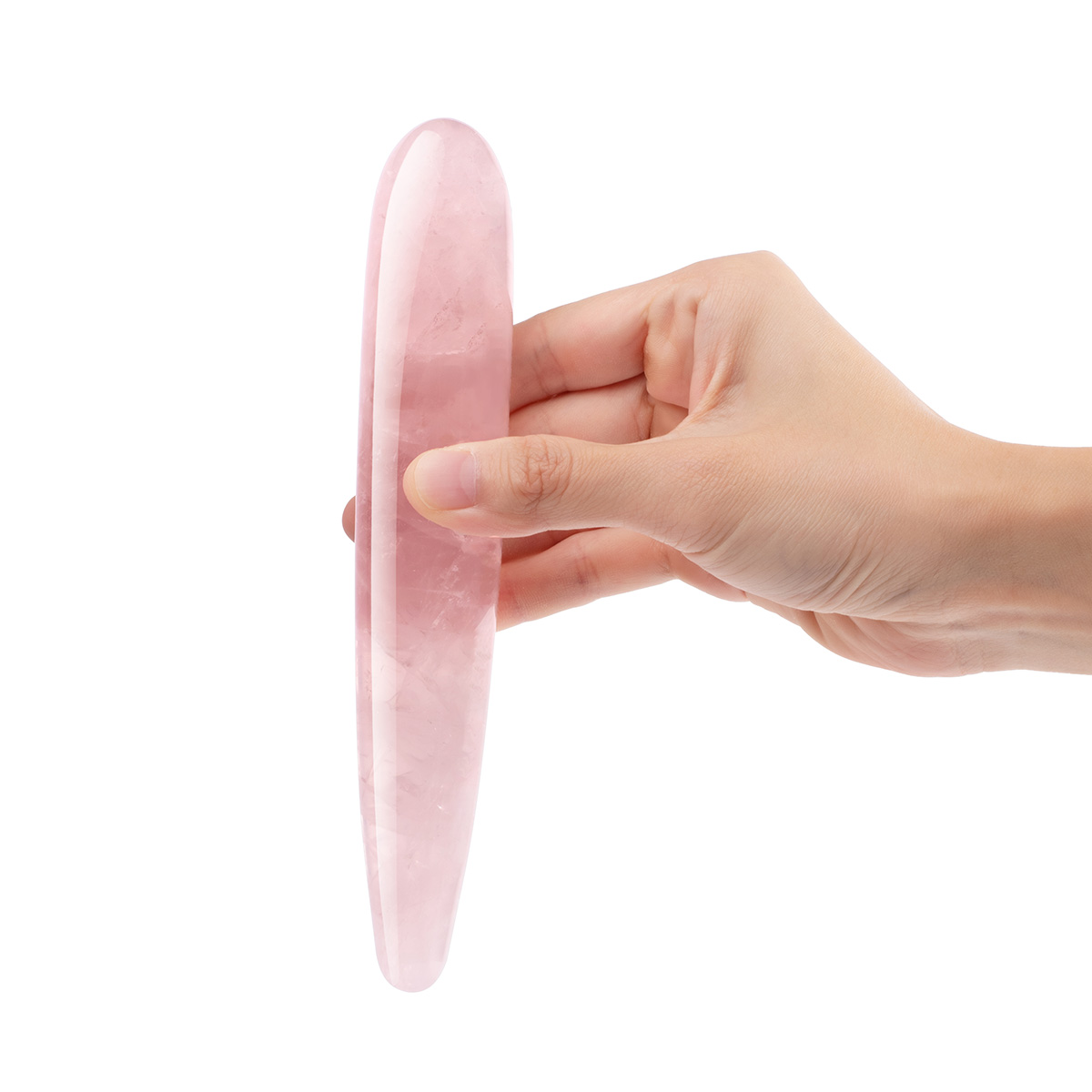 le WAND Массажер тонкий le WAND Crystal Slim Wand розовый кварц