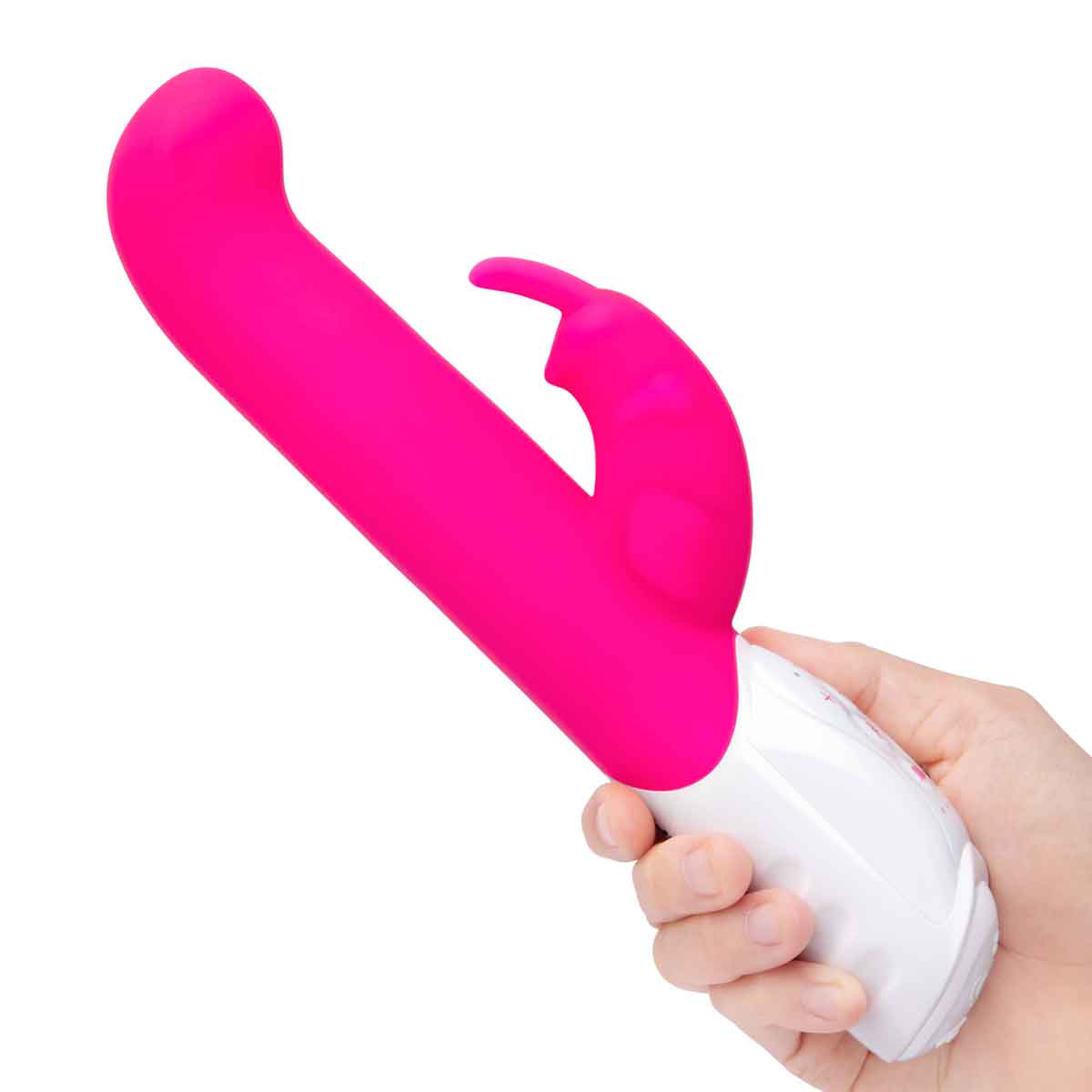 Rabbit Essentials Вибромассажер стимулирующий G-точку COME HITHER G-SPOT RABBIT розового цвета