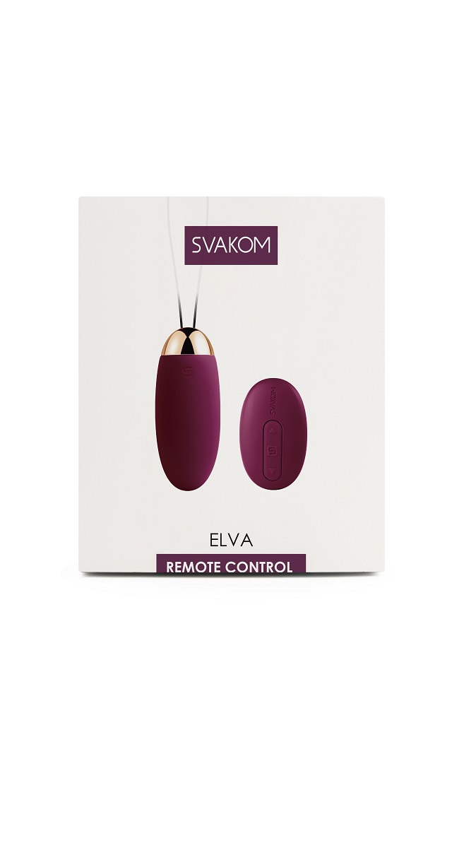 Elva Фиолетовый Вибростимулятор со встроенным аккумулятором