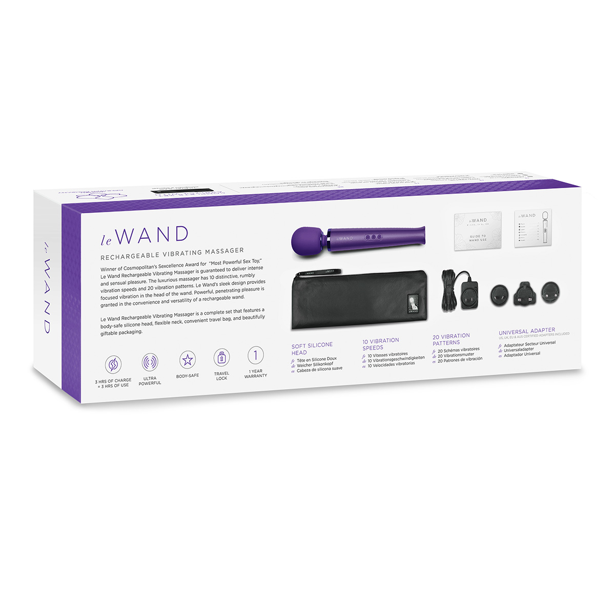 le WAND Роскошный фиолетовый вибромассажер le WAND Original Massager
