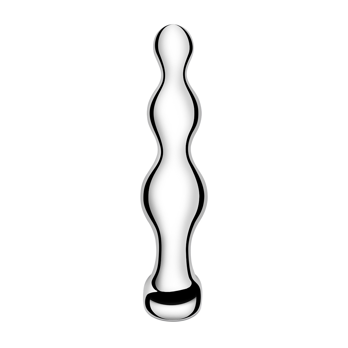 b-Vibe Анальный стальной фаллоимитатор для простаты STAINLESS STEEL ANAL BEADS