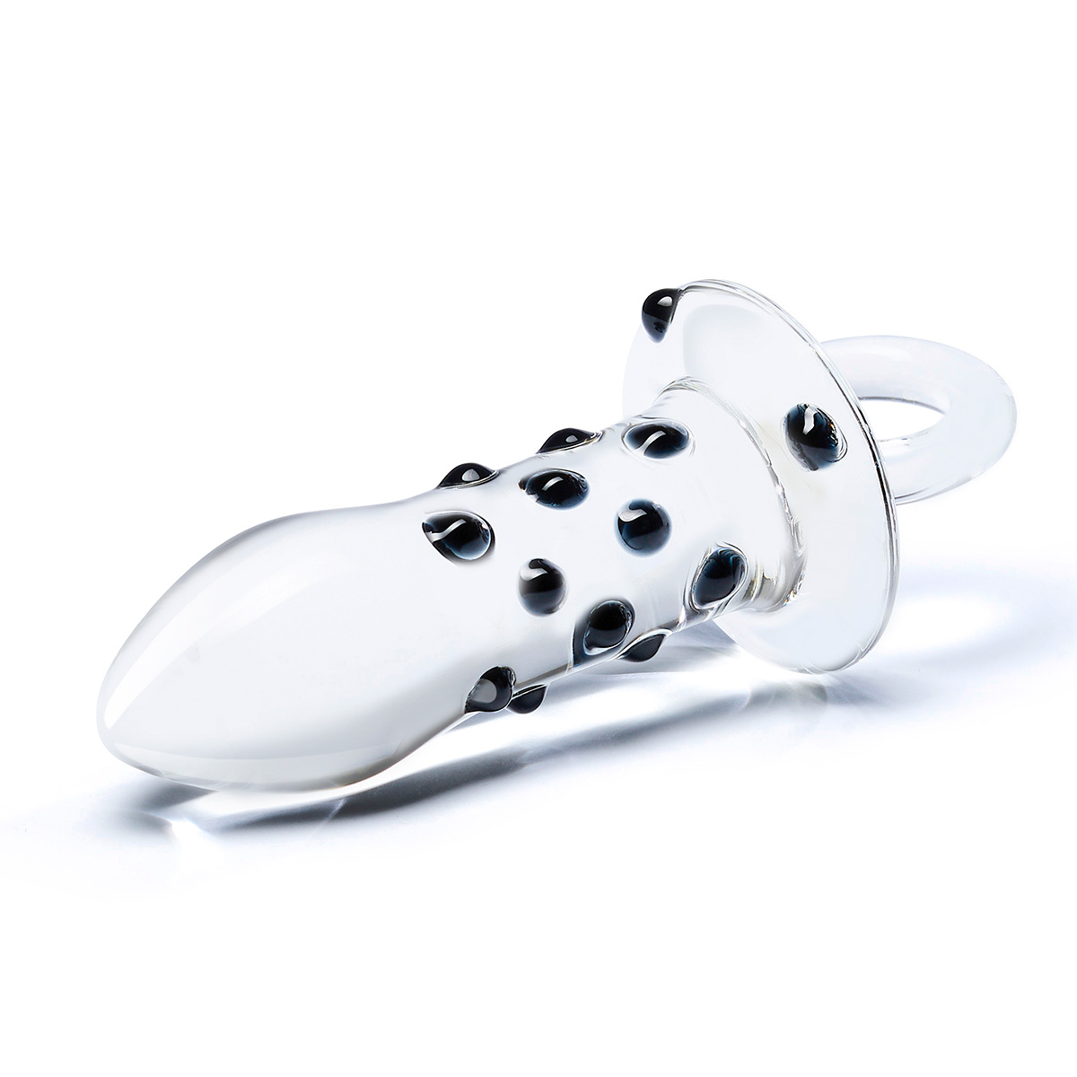 Glas Пробка с кольцом ручного изготовления PACIFIER