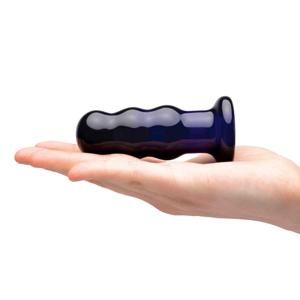Glas Вибрирующий плаг на дистанционном управлении BEADED BUTTPLUG