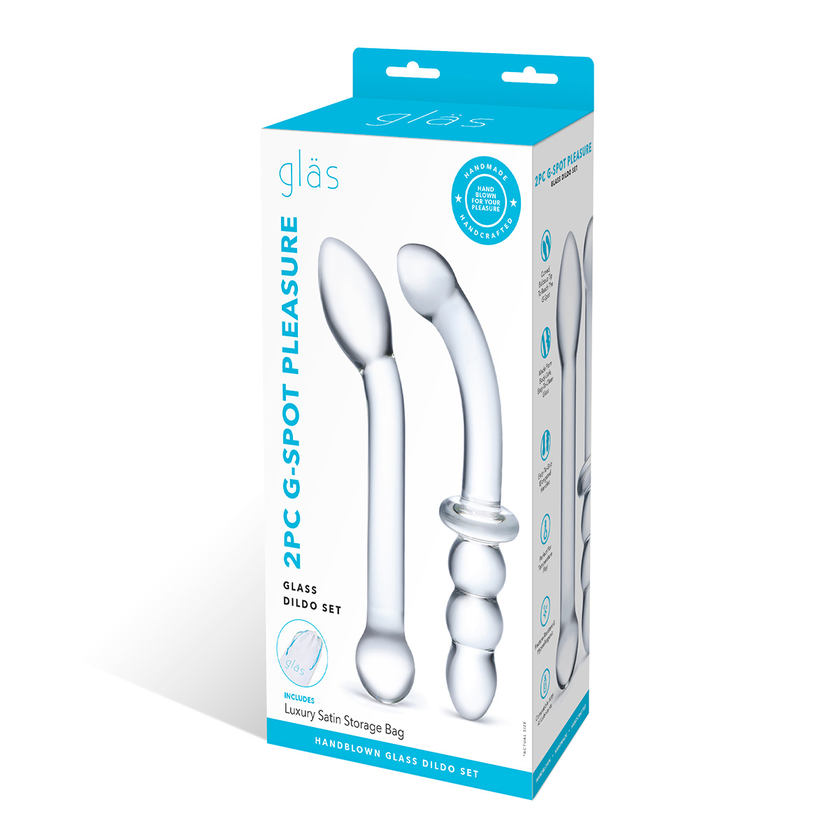 Glas Сет из 2-х стеклянных фаллоимитаторов G-SPOT PLEASURE