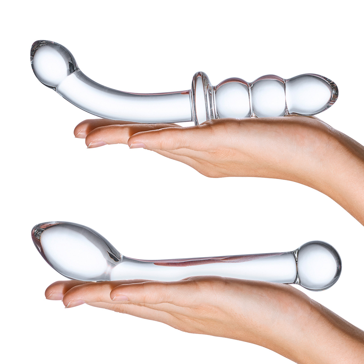 Glas Сет из 2-х стеклянных фаллоимитаторов G-SPOT PLEASURE