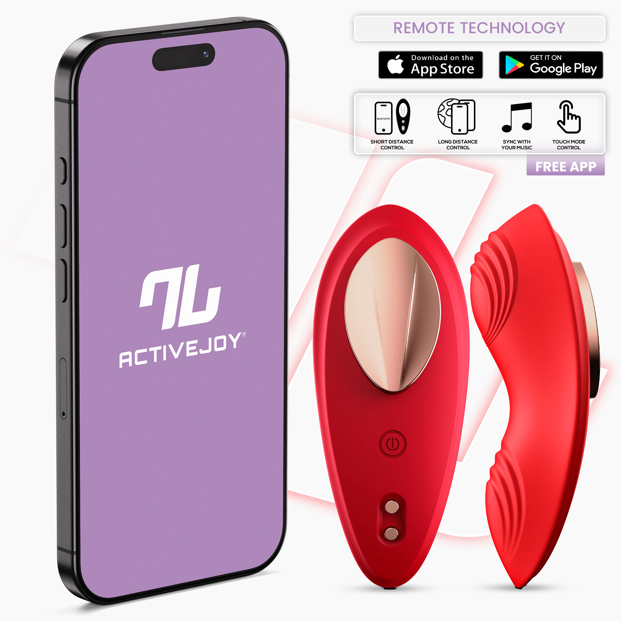 Интерактивный носимый вибростимулятор Panty Vibrator