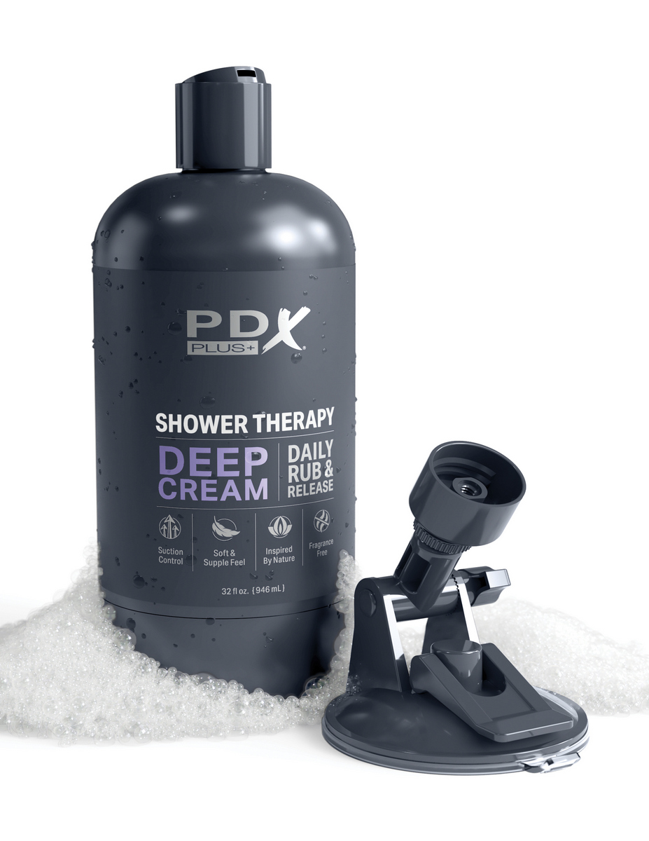 Мастурбатор Shower Therapy, Deep Cream - Frosted