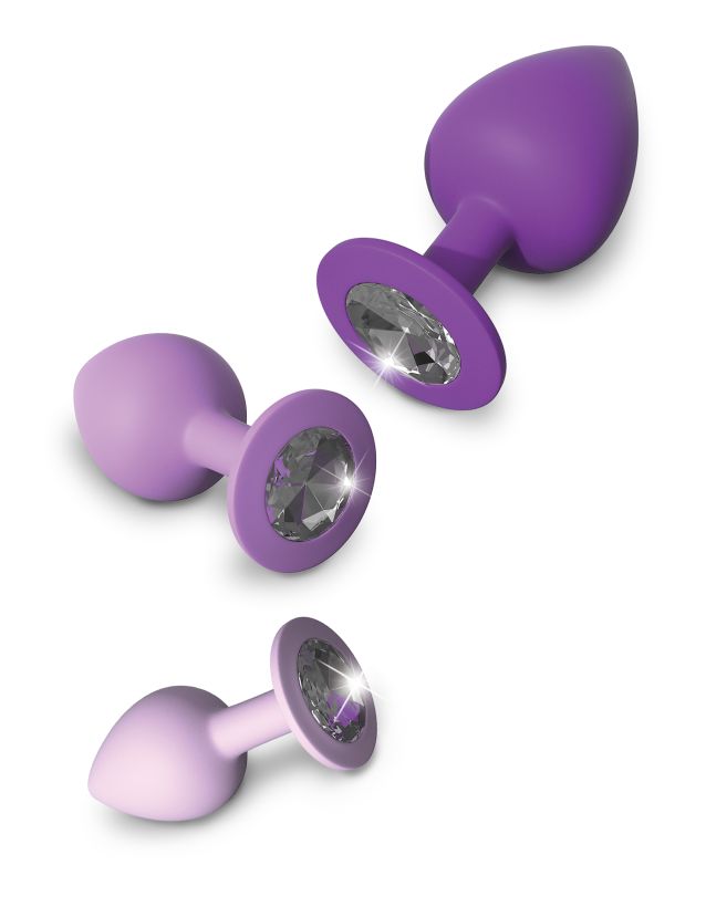 Набор анальных пробок со стразами Fantasy For Her Her Little Gems Trainer Set