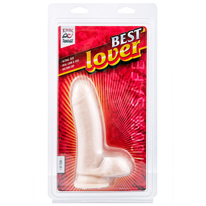Erotic Fantasy Фаллоимитатор с мошонкой BEST LOVER