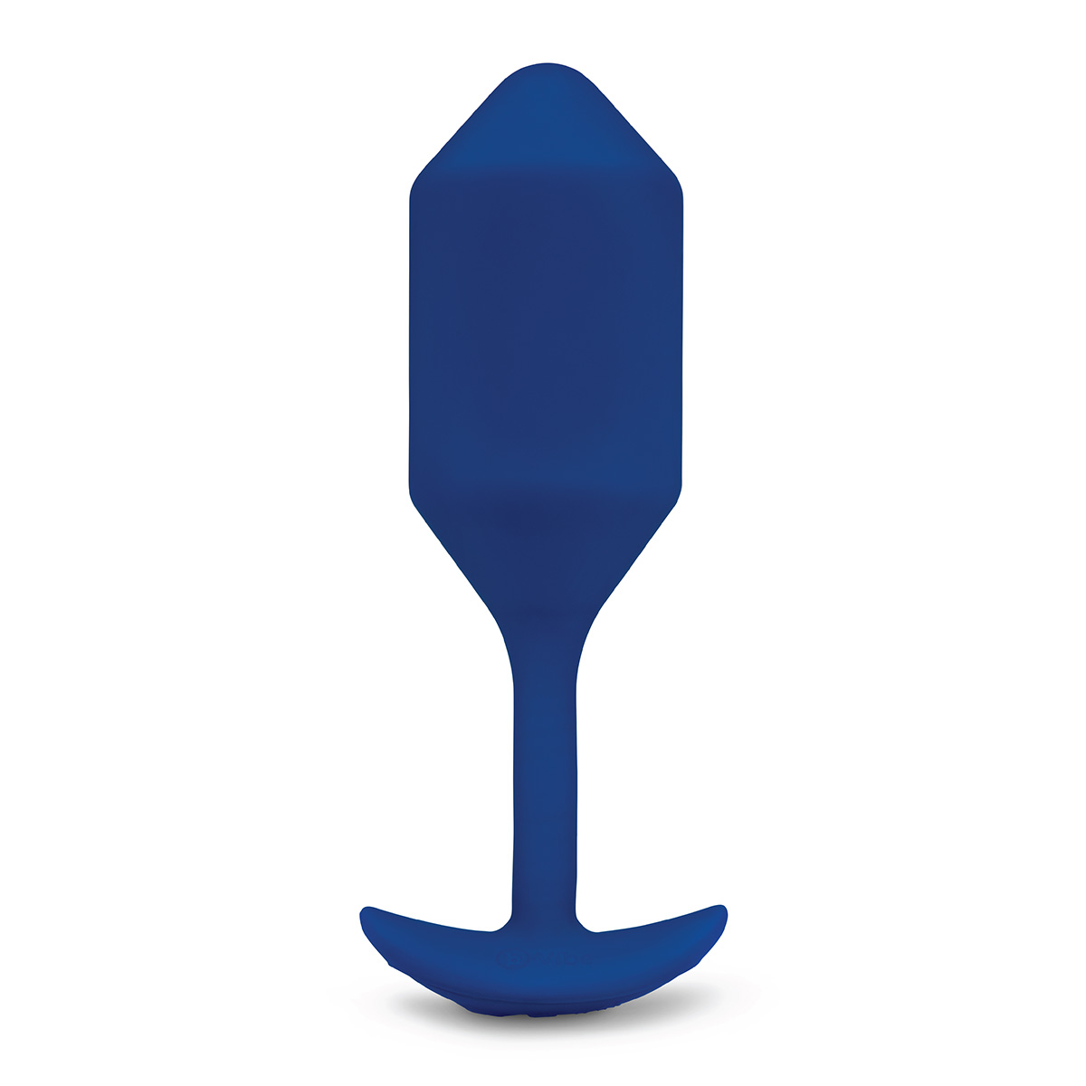 b-Vibe Профессиональная пробка для ношения с вибрацией синяя B-Vibe Vibrating Snug Plug 4
