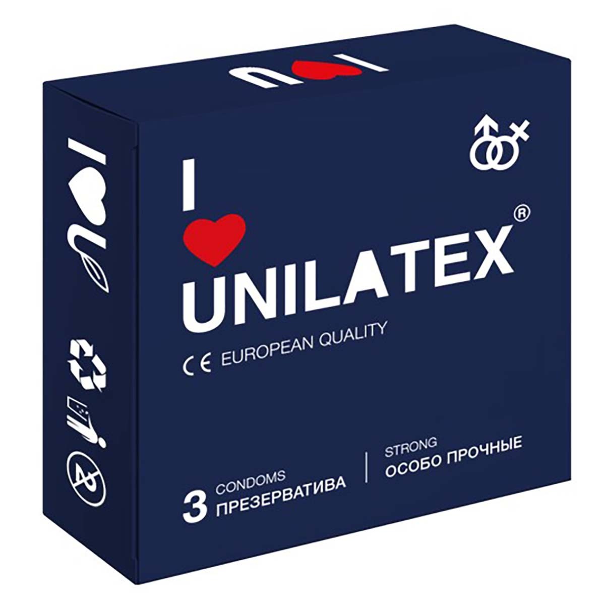 Unilatex Ультрапрочные презервативы Unilatex® Extra Strong 1 уп (3 шт)